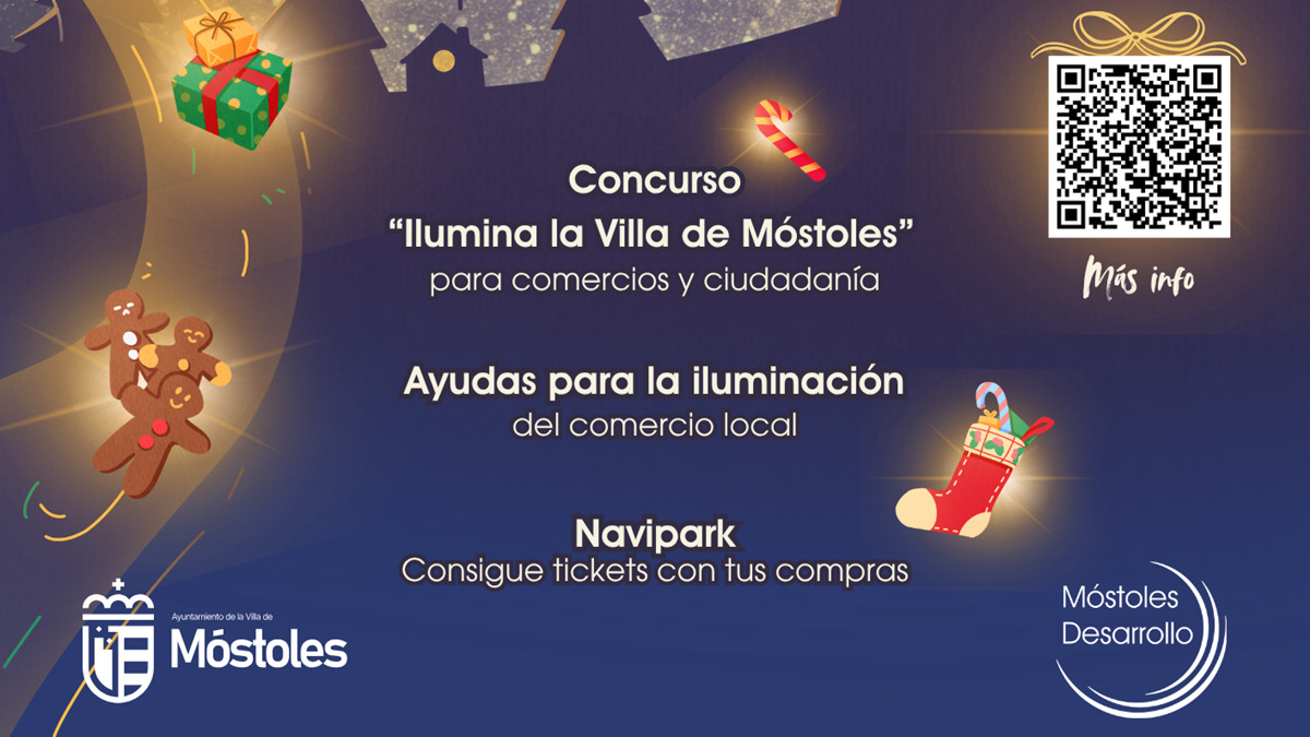 Móstoles busca dinamizar su comercio y hostelería local con una nueva campaña por Navidad