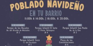 Llegan los poblados navideños a todos los rincones de Móstoles