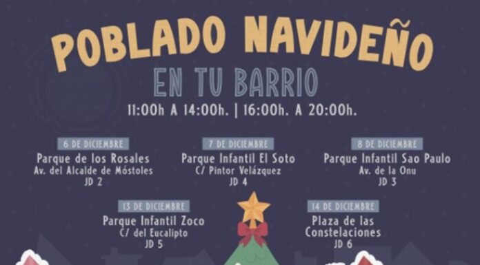 Llegan los poblados navideños a todos los rincones de Móstoles Llegan los poblados navideños a todos los rincones de Móstoles
