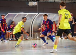 El FS Móstoles gana al filial del FC Barcelona y se mantiene líder de Segunda División