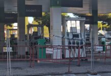 Reapertura de la gasolinera de Los Rosales en Móstoles