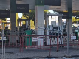 Reapertura de la gasolinera de Los Rosales en Móstoles
