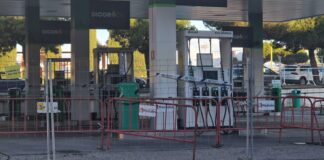 Reapertura de la gasolinera de Los Rosales en Móstoles