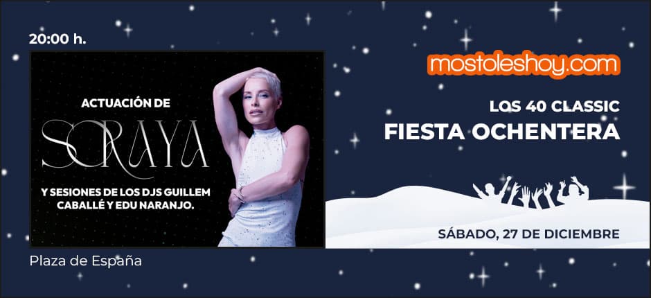 Qué hacer gratis en Móstoles este fin de semana: concierto de Soraya, preuvas y mucho más