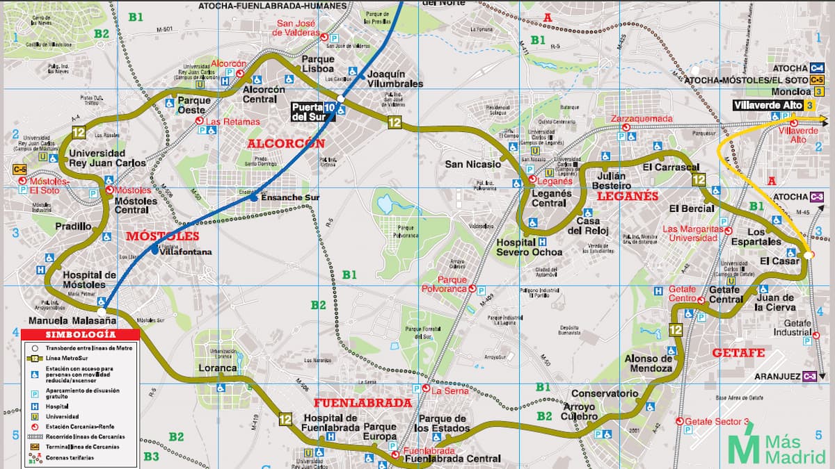 Más Madrid la ampliación de la Línea 10 de Metro hasta Móstoles uniendo Villafontana y el PAU-4 Más Madrid la ampliación de la Línea 10 de Metro hasta Móstoles uniendo Villafontana y el PAU-4