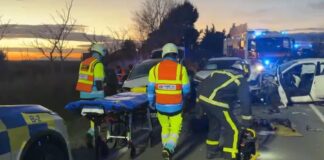 Varios heridos son trasladados a Móstoles tras un grave accidente múltiple en la M-507