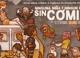 La librería Delirio de Móstoles regala cómics estas Navidades a familias en situación de precariedad