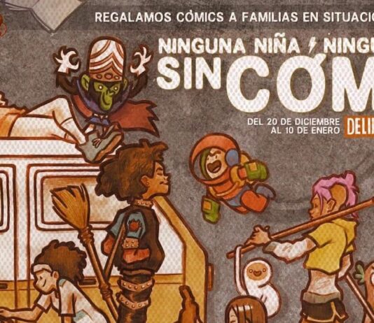 La librería Delirio de Móstoles regala cómics estas Navidades a familias en situación de precariedad