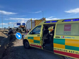 Una mujer de 24 años, herida tras dar varias vueltas de campana en un accidente en la A-5 en Móstoles Una mujer de 24 años, herida tras dar varias vueltas de campana en un accidente en la A-5 en Móstoles