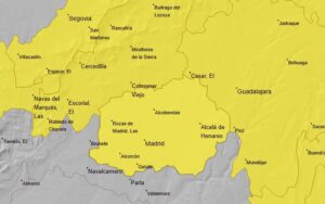 La AEMET activa la alerta amarilla en Móstoles por peligro de nevadas