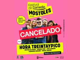Cancelado el show ‘Hora Treintaypico’ del Festival de Comedia de Móstoles tras el adiós de Quequé Cancelado el show 'Hora Treintaypico' del Festival de Comedia de Móstoles tras el adiós de Quequé