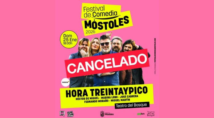 Cancelado el show ‘Hora Treintaypico’ del Festival de Comedia de Móstoles tras el adiós de Quequé Cancelado el show 'Hora Treintaypico' del Festival de Comedia de Móstoles tras el adiós de Quequé