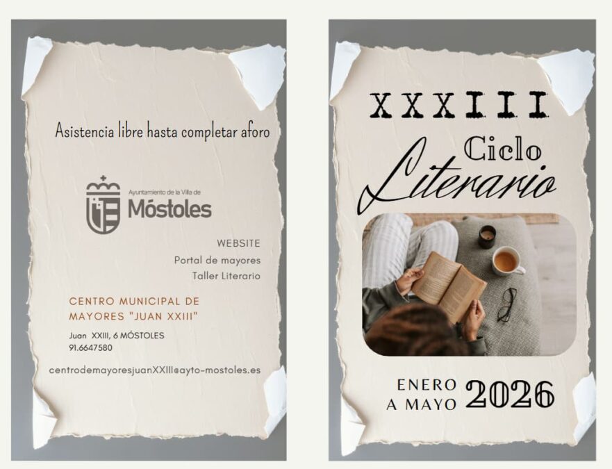 Móstoles estrena su XXXIII Ciclo Literario completamente gratis: fechas y libros confirmados