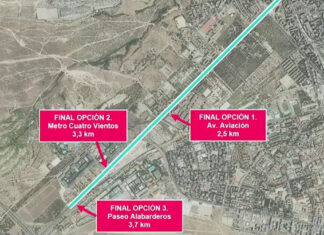 Habrá más obras en la A-5: tres opciones para ampliar el soterramiento que afectarán a Móstoles