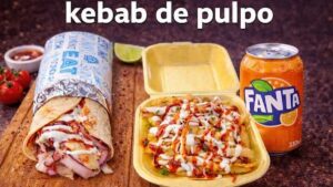 El primer kebab de pulpo de España se sirve en Móstoles: la receta 'a la gallega' que ya es viral