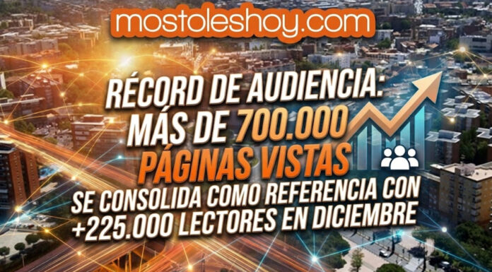 mostoleshoy.com se consolida como referencia en Móstoles con más de 225.000 lectores en diciembre