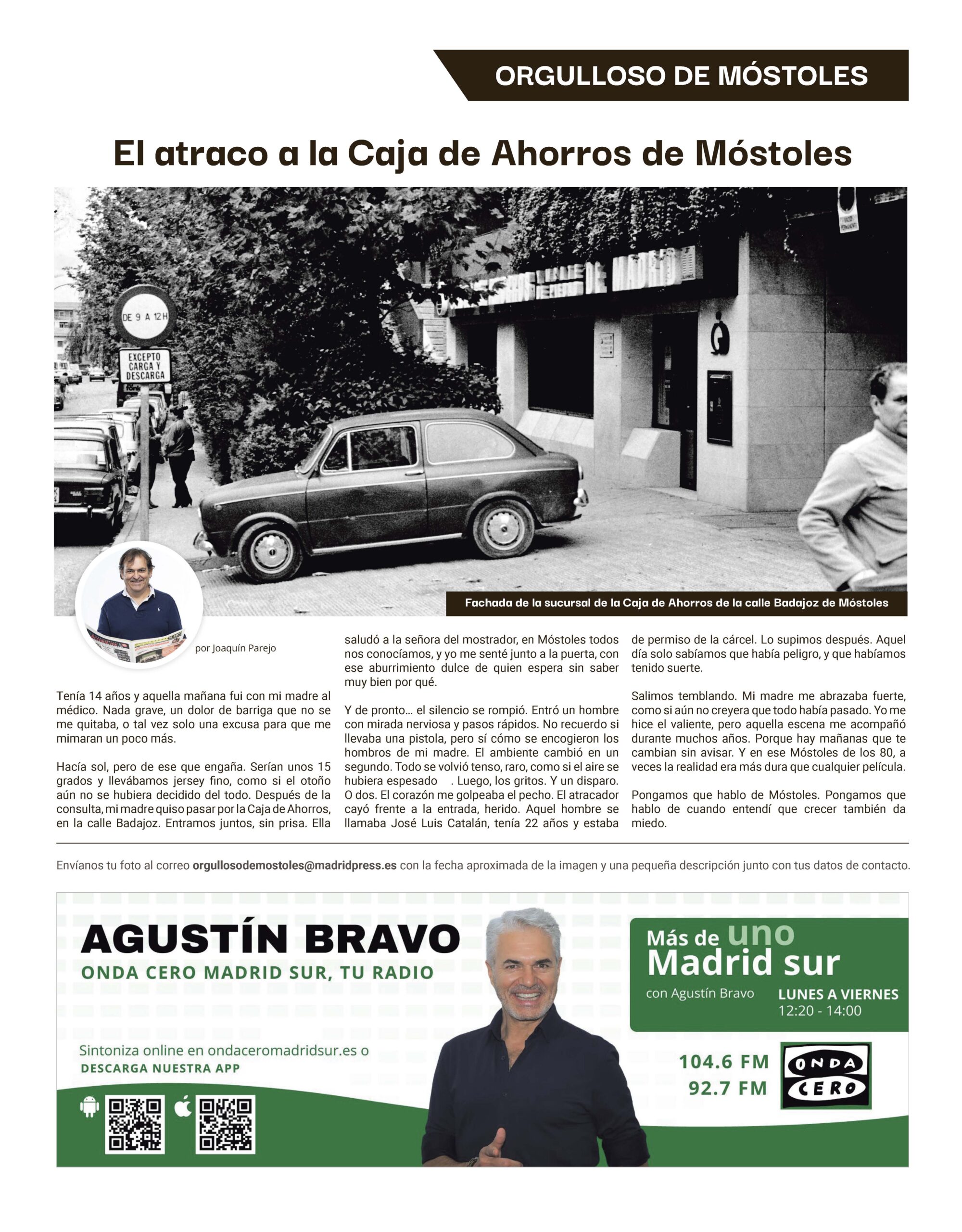 El atraco a la Caja de Ahorros de Móstoles