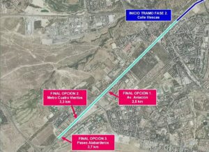 Habrá más obras en la A-5: tres opciones para ampliar el soterramiento que afectarán a Móstoles