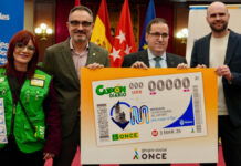 Cinco millones de cupones de la ONCE llevarán la imagen de Móstoles por toda España Cinco millones de cupones de la ONCE llevarán la imagen de Móstoles por toda España