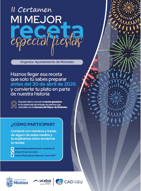 ¿Tu receta es la mejor de Móstoles? Se busca el plato festivo más especial para cocinarlo en toda la ciudad