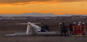 Una avioneta se estrella en un descampado muy cerca del término municipal de Móstoles