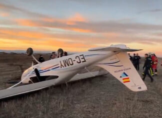 Una avioneta se estrella en un descampado muy cerca del término municipal de Móstoles