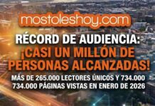 mostoleshoy.com rompe récords en enero: 734.997 páginas vistas y casi un millón de personas de alcance