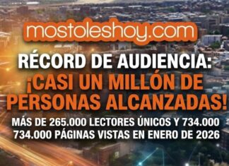 mostoleshoy.com rompe récords en enero: 734.997 páginas vistas y casi un millón de personas de alcance