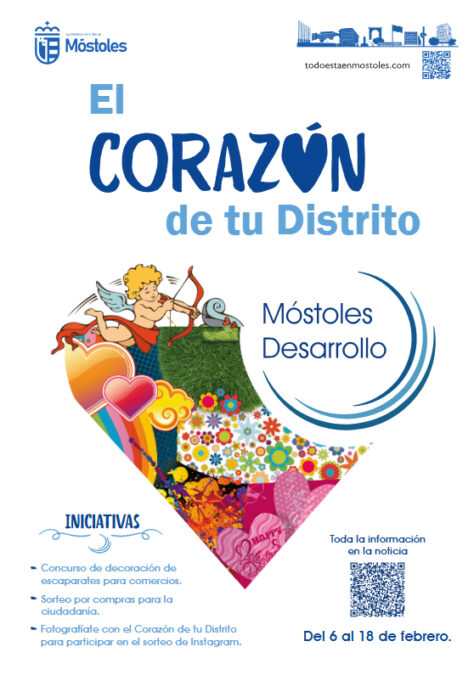 Gana 50 euros por comprar en Móstoles: así funciona el gran sorteo de San Valentín para los vecinos