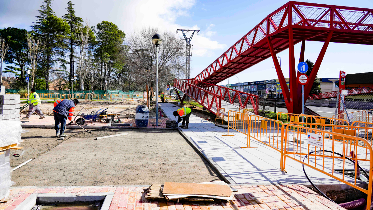 Nuevas obras de remodelación en la zona del PAU-1 de Móstoles