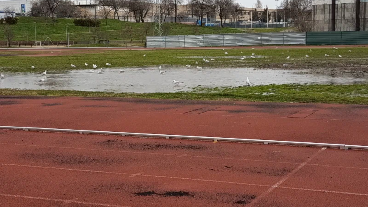 Denuncian la situación precaria en los campos de rugby de Móstoles: barracones y sin agua caliente Denuncian la situación precaria en los campos de rugby de Móstoles: barracones y sin agua caliente