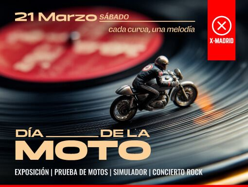 ¡Plan gratis a 5 minutos de Móstoles! Harley, Ducati y simuladores de MotoGP toman el X-Madrid este sábado