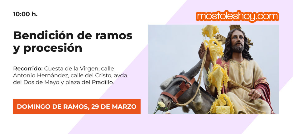 Bendición de ramos y procesión