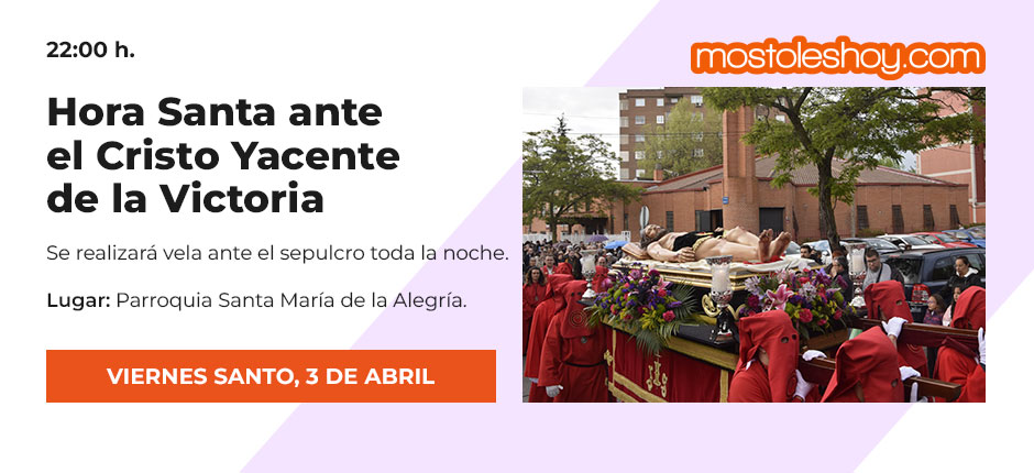 Hora Santa ante el Cristo Yacente de la Victoria