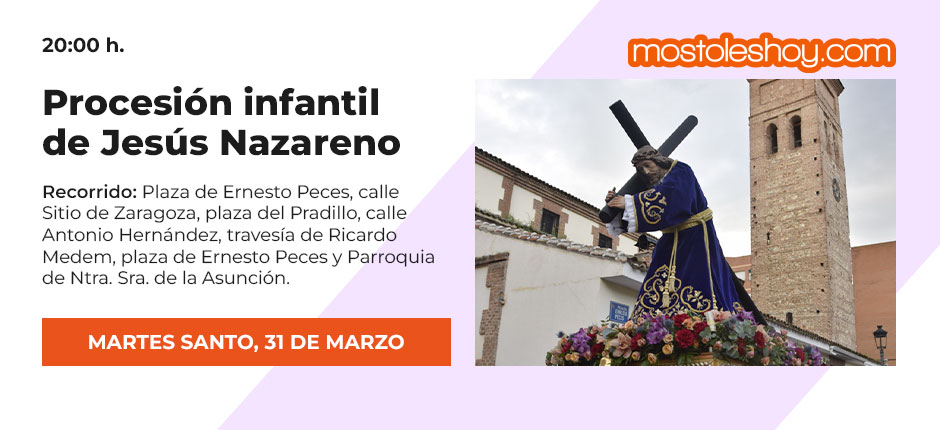 Procesión infantil de Jesús Nazareno