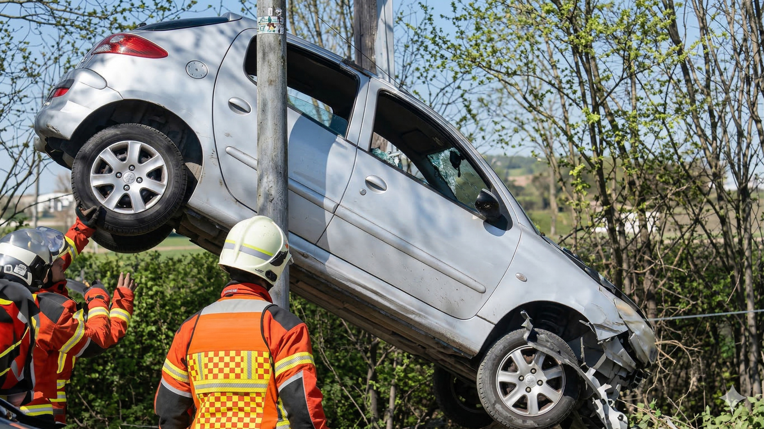 Varias personas atendidas y con pronóstico reservado tras un accidente en la entrada del hospital de Móstoles