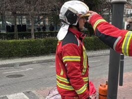 Un feriante de Móstoles sufre quemaduras graves tras deflagración procedente de una botella de propano
