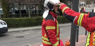 Un feriante de Móstoles sufre quemaduras graves tras deflagración procedente de una botella de propano