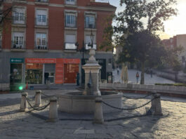 Detenido el presunto autor de atacar y vandalizar la Fuente de los Peces de Móstoles