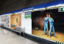 Renovación en la estación de Móstoles Central: el arte del CA2M llega a los pasillos del metro