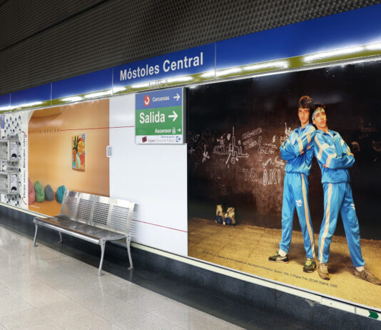 Renovación en la estación de Móstoles Central: el arte del CA2M llega a los pasillos del metro