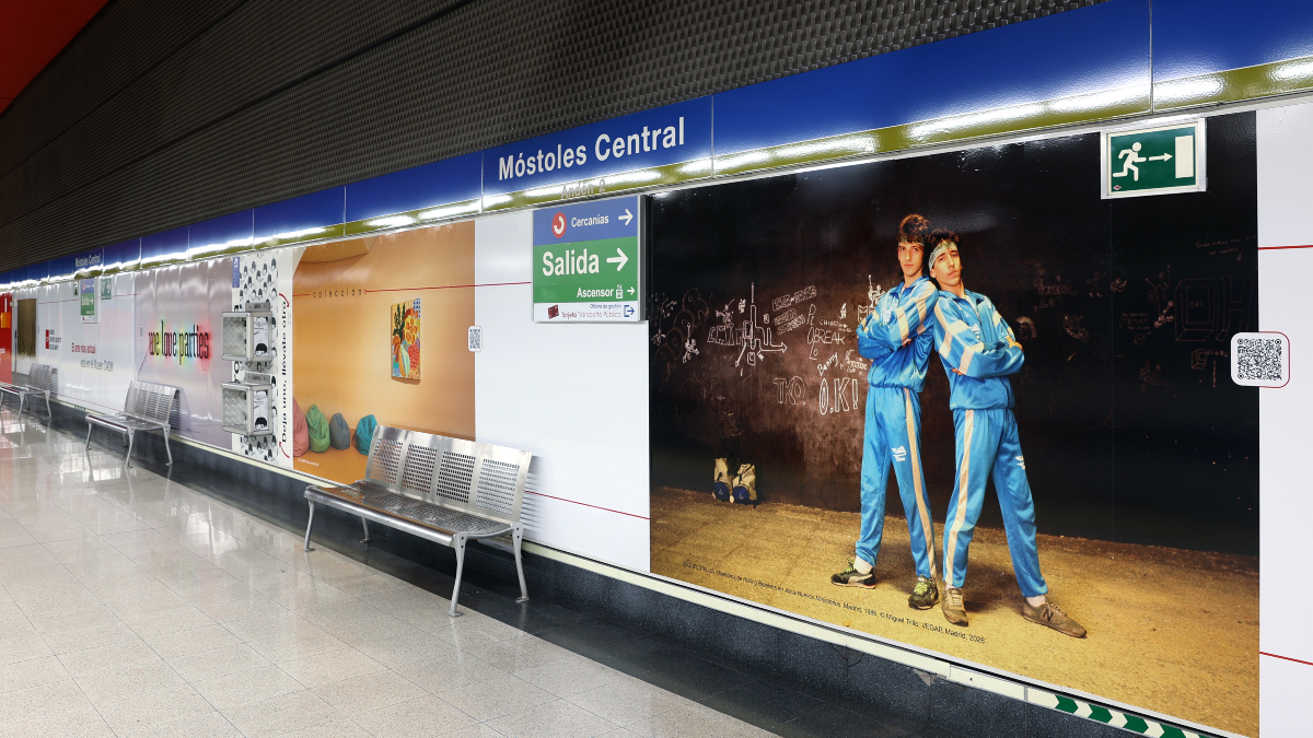 Renovación en la estación de Móstoles Central: el arte del CA2M llega a los pasillos del metro Renovación en la estación de Móstoles Central: el arte del CA2M llega a los pasillos del metro