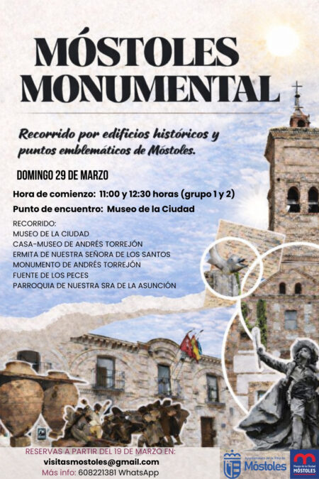Qué hacer este fin de semana en Móstoles: Domingo de Ramos, el Brujo, Rody Aragón y mucho más