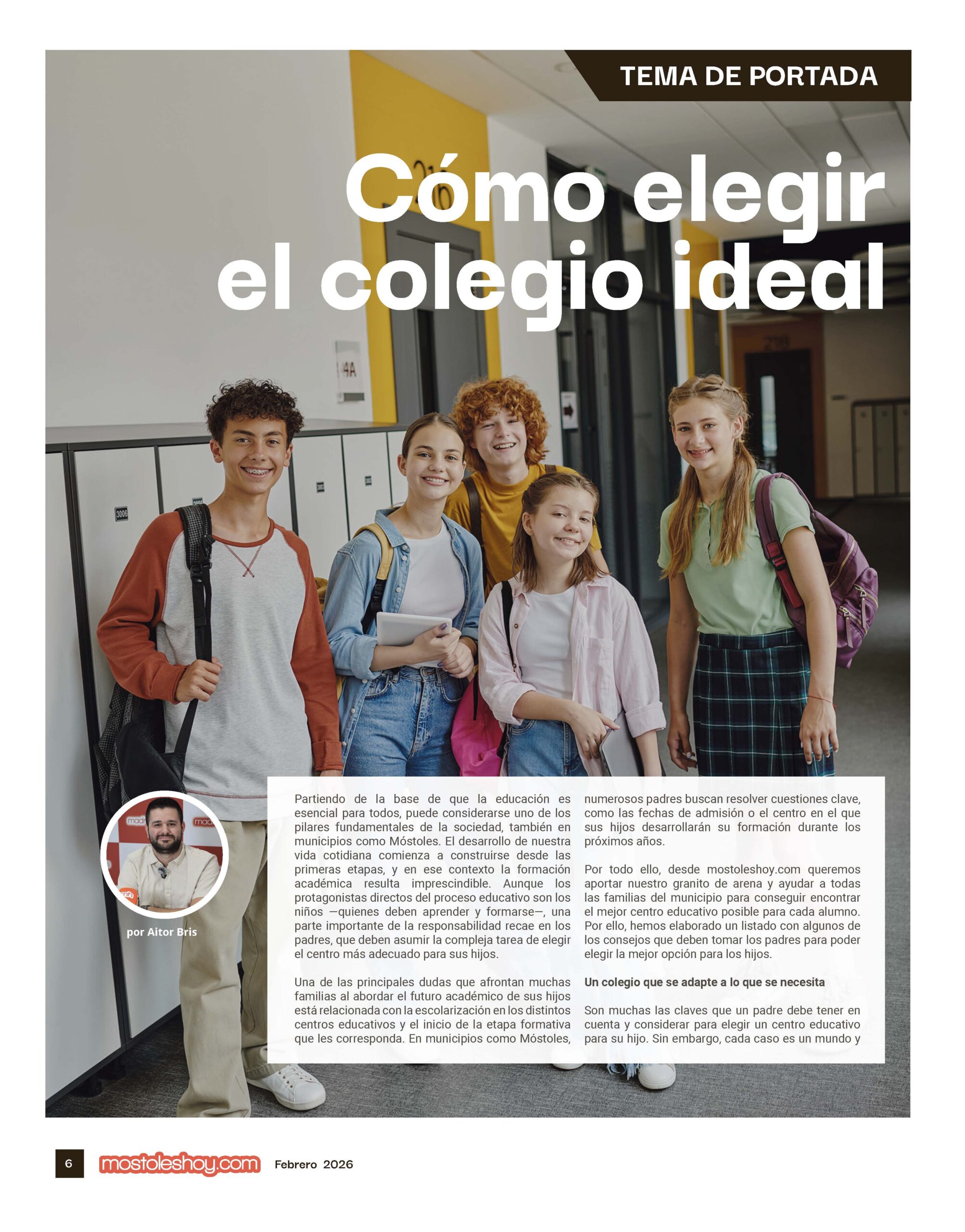 Todo lo que las familias de Móstoles deben saber para elegir el colegio ideal