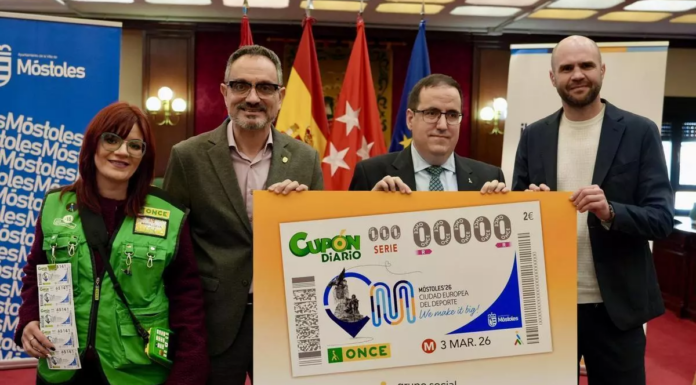 Móstoles protagoniza el cupón de la ONCE de este martes