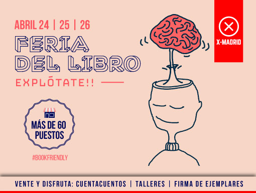 Más de 60 expositores a un paso de Móstoles: X-Madrid celebra la V edición de su Feria del Libro