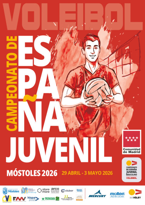 El mejor voleibol juvenil nacional llega a la ciudad: Móstoles acogerá el Campeonato de España