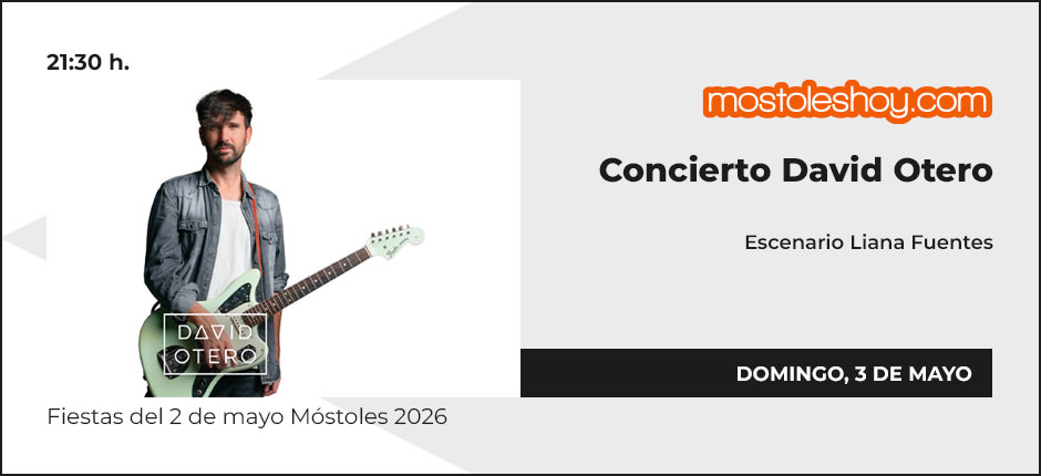 Concierto David Otero en Móstoles