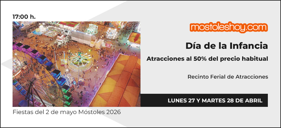 Día de la Infancia en el Ferial de Atracciones. Fiestas del 2 de mayo de Móstoles