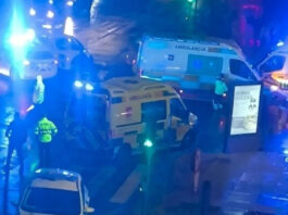 Varios atendidos en un accidente en el cruce entre la avenida de Portugal y el Paseo de Goya de Móstoles